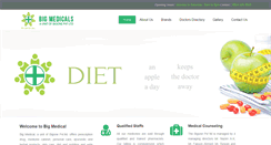 Desktop Screenshot of bigmedicals.com